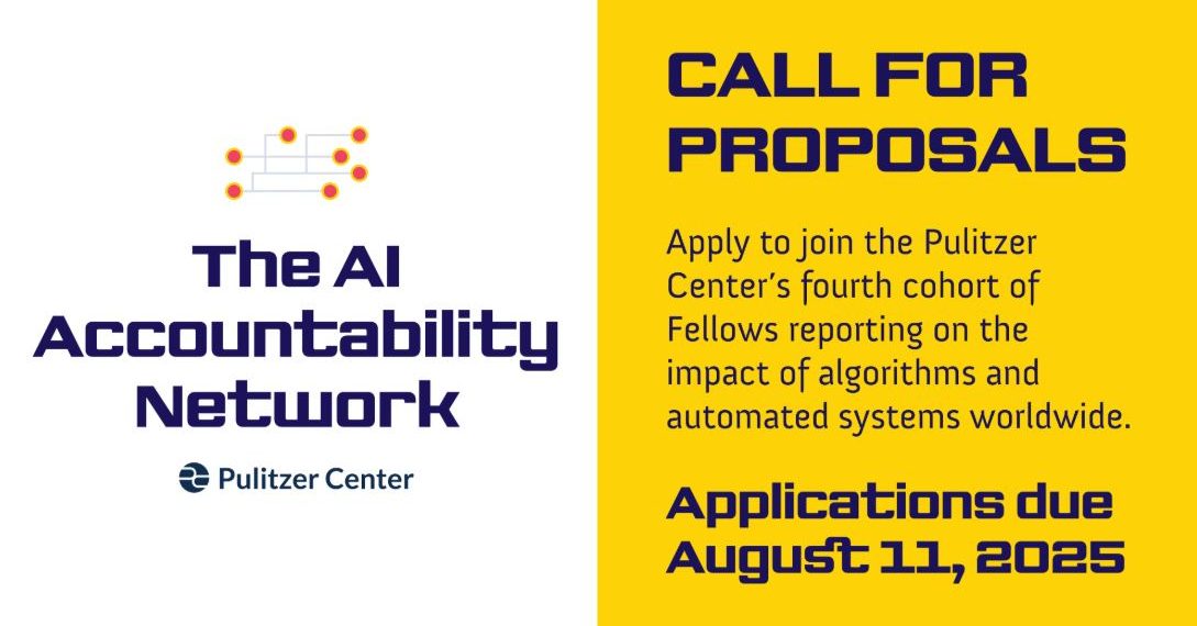Pulitzer Center AI Accountability Fellowships